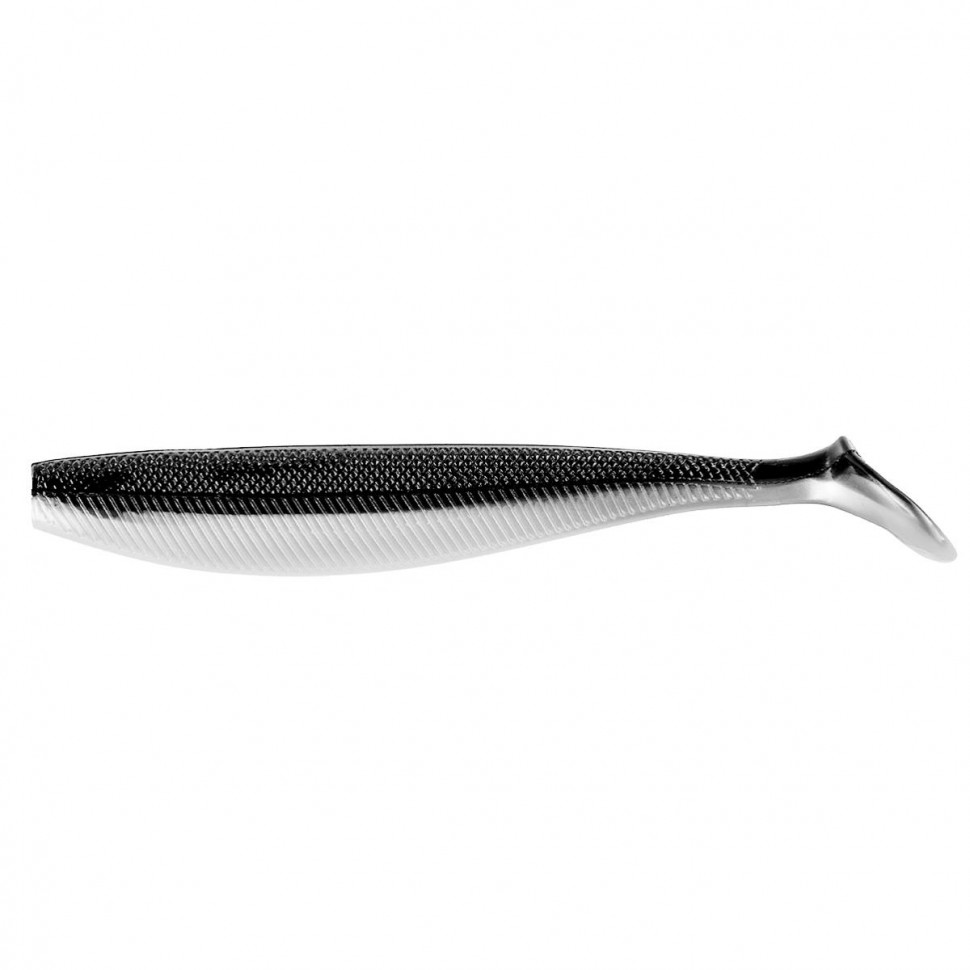 Виброхвост Helios Trofey 5.5"/14 см, цвет Black & Pearl 4 шт HS-25-028 , 